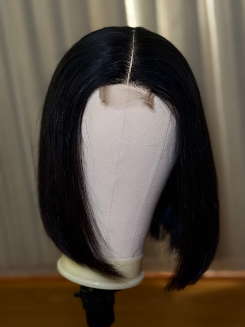 Chic Bob Wig - baby thin Vietnamese hair front view