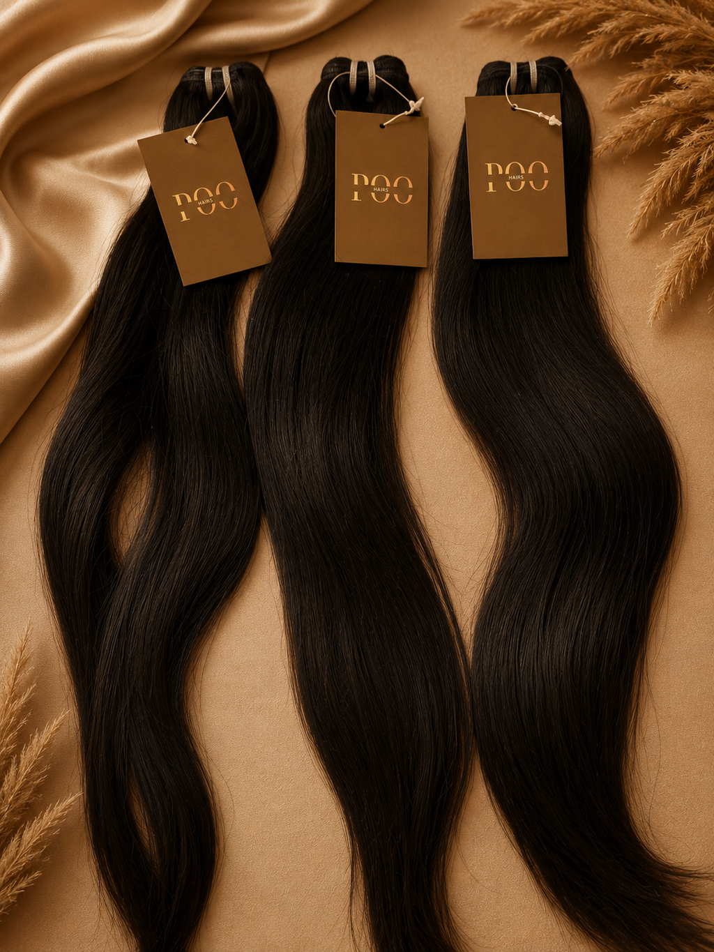 Raw Indian Single Drawn Silky Straight Hair Bundles — 22" 3-Bundle Deal