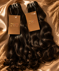 Double Drawn Bouncy Straight Hair Bundles — 14" 2-Bundle Deal