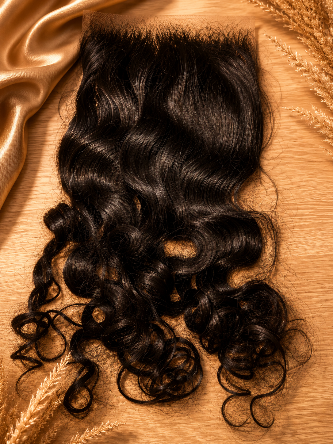 Single Drawn Raw Indian Curly Wave Hair Bundles — 16" 3-Bundle Deal