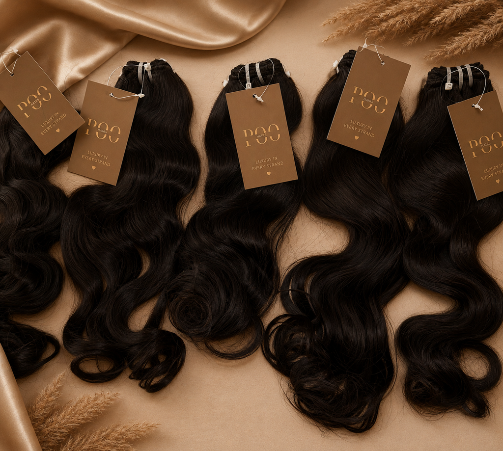 Raw Indian Single Drawn Wavy Hair Bundles
